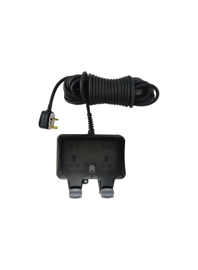 Hassan waterproof extension IP66 13A 220V socket weatherproof for outdoor garden garage use heavy electrical appliance (30m / 100ft) - Image 5