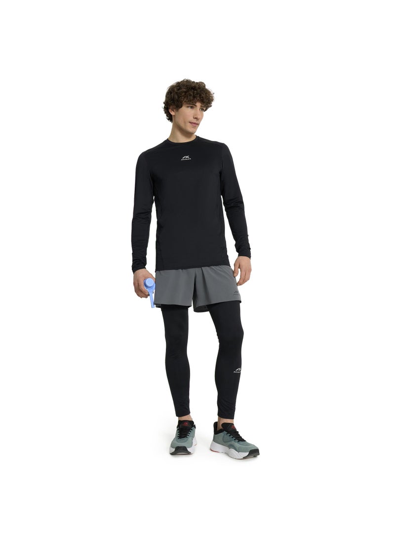Athlex FLEX PRO Men's Training Pants – Black, Compression Support, Flat Seams, Mesh Inserts for Ventilation, Perfect for Intense Workouts - Image 4