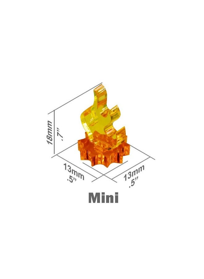 ليتكو علامة لهب ليتكو | مؤشر نار | تأثير تعويذة | جحيم | متوافق مع ألعاب الزنزانات والتنينات، ووارهامر ٤٠ك، وبولت أكشن، وألعاب حرب أخرى (لهب أصفر وقاعدة كهرمانية، إصدار صغير) - Image 4