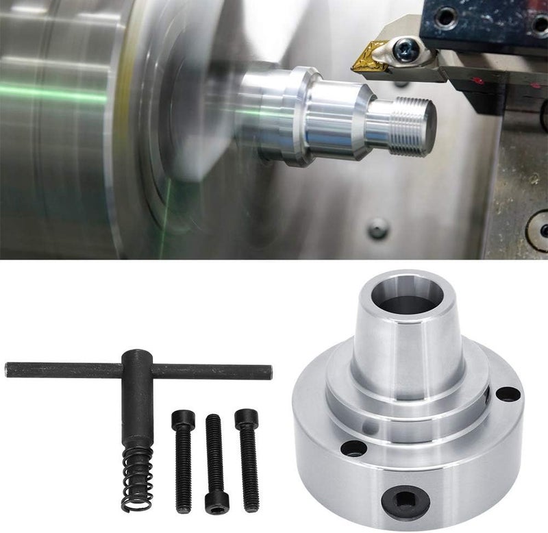 كلاراكو ظرف كوليت 5C مع مفتاح ظرف 3 براغي للاستخدام في المخرطة، ملحقات متينة عالية الدقة 0.0006 TIR، مريحة في الاستخدام - Image 4