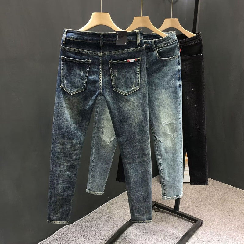 Unisex Classic Denim Jeans Loose Fit Daily Outdoor Wear - Image 3