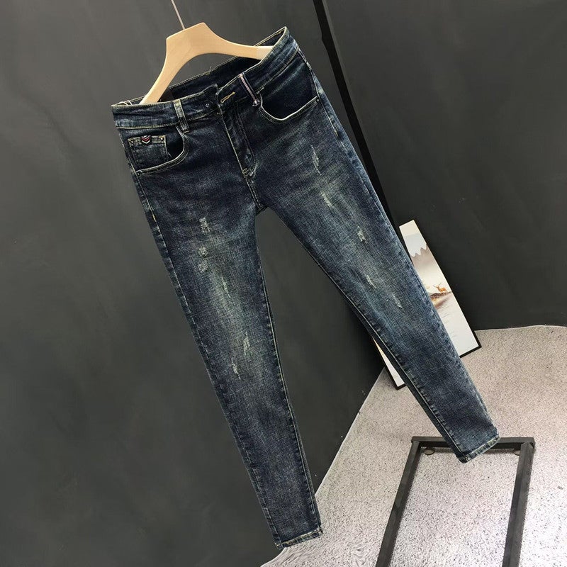 Unisex Classic Denim Jeans Loose Fit Daily Outdoor Wear - Image 4