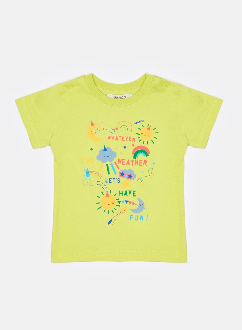 Panco Baby Boys PLAYGROUND Printed Knitted T-Shirt - Image 1