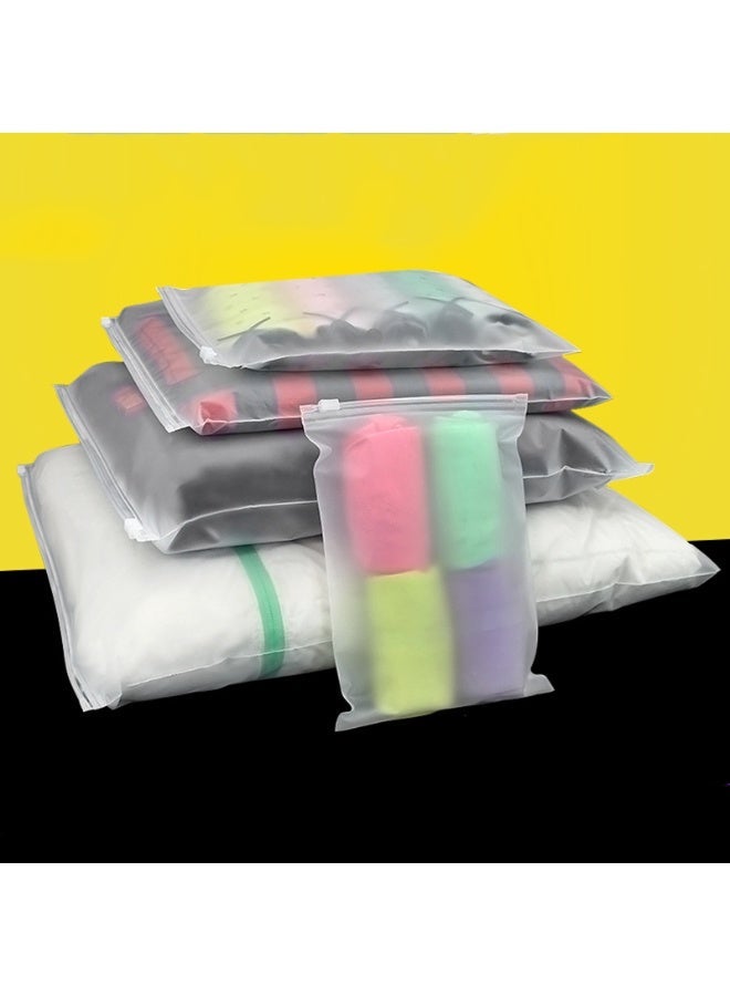 25 قطعة أكياس بلاستيكية متجمدة بسحاب قابل لإعادة الغلق للملابس - 5 مقاسات - Image 2