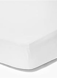 Matalan Polycotton Fitted Bed Sheet, 150 cm x 200 cm Size, White