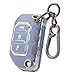 CHATYYD Key Fob Cover for Jeep with KeychainSoft TPU Key Case for Jeep Wrangler Gladiator Proximity 20182024 Car Accessories - Image 2