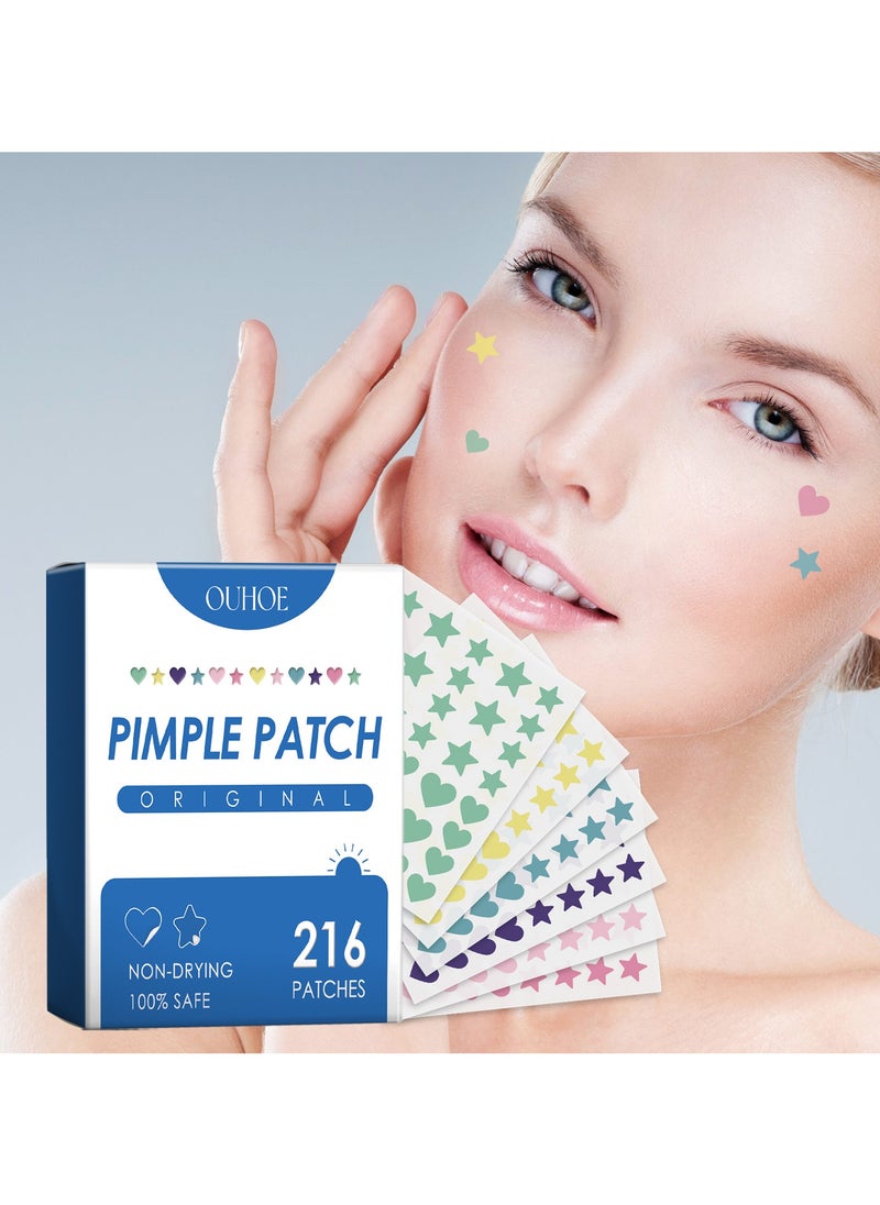 OUHOE Pimple Patch Acne Treatment Patches for Clear Skin - Waterproof, Breathable, Tone-Perfecting, Conceals Acne Marks and Suitable for Makeup  - Image 1