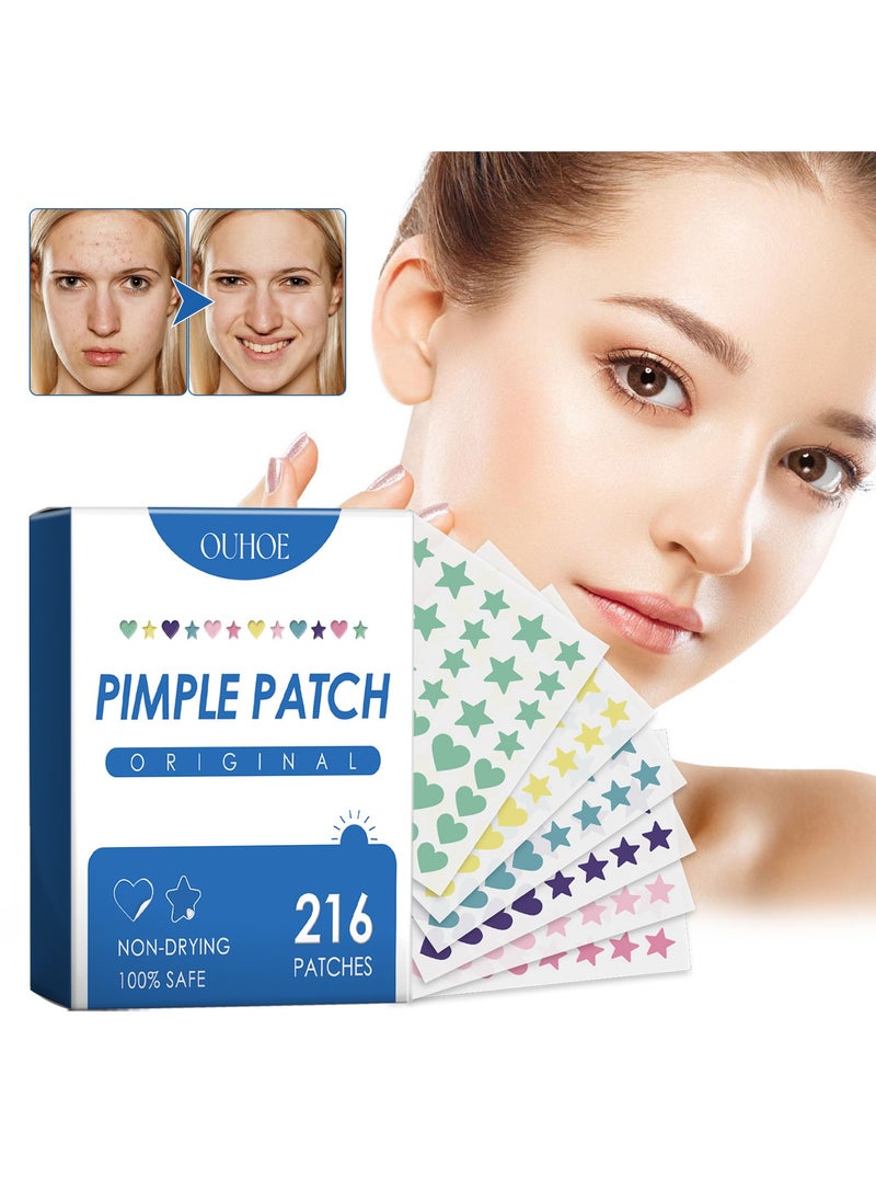 OUHOE Pimple Patch Acne Treatment Patches for Clear Skin - Waterproof, Breathable, Tone-Perfecting, Conceals Acne Marks and Suitable for Makeup  - Image 3