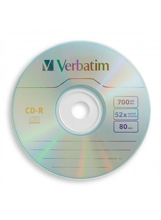 Verbatim Cd-R Blank Discs 700Mb 80 Minutes 52X Recordable Disc For Data And Music - 100Pk Spindle Frustration Free Packaging - pzsku/Z5825A6FCBA3C94F8713FZ/45/_/1726645900/d771e833-5ab2-43cf-b239-178e11539b1d