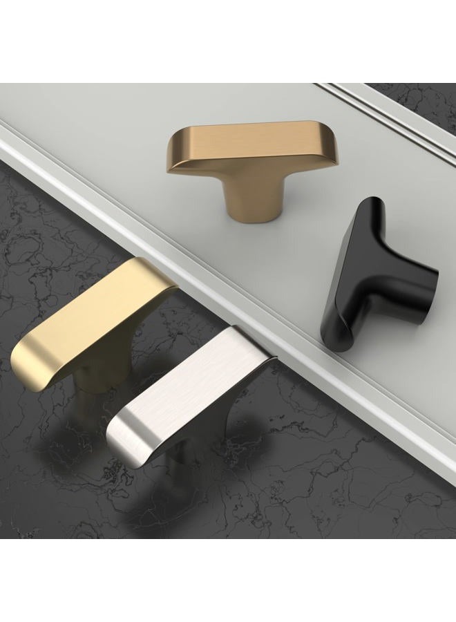 Amerdeco 10 Pack Matte Black Cabinet Knobs 2 Inch(50MM) Kitchen Cabinet Pulls Drawer Knobs, Knobs for Dresser Drawers, Knobs and Pulls for Bathroom Cabinets - Image 2