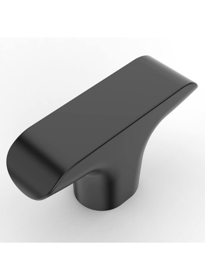 Amerdeco 10 Pack Matte Black Cabinet Knobs 2 Inch(50MM) Kitchen Cabinet Pulls Drawer Knobs, Knobs for Dresser Drawers, Knobs and Pulls for Bathroom Cabinets - Image 1