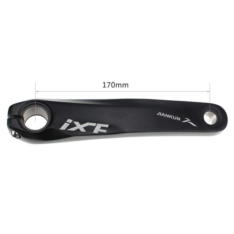 Cysky Bike Crank Arm Set Mountain Bike Crank Arm Set 170Mm 104 Bcd With Bottom Bracket Kit And Chainring Bolts For Mtb Bmx Road Bicyle  Compatible With Shimano  Fsa  Gaint (Black) - Image 4