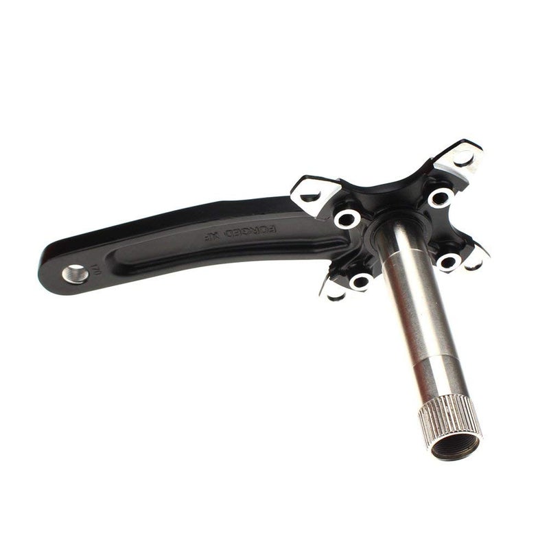 Cysky Bike Crank Arm Set Mountain Bike Crank Arm Set 170Mm 104 Bcd With Bottom Bracket Kit And Chainring Bolts For Mtb Bmx Road Bicyle  Compatible With Shimano  Fsa  Gaint (Black) - Image 5