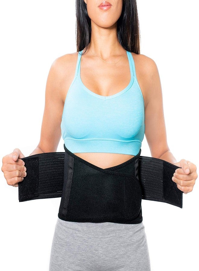PRIVFIT Lower Back Waist Compression Brace Lumbar Support belt for Back Pain Belt with dual Adjustable Straps for Men and Women (Xtra-large) - Image 1