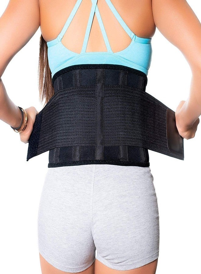 PRIVFIT Lower Back Waist Compression Brace Lumbar Support belt for Back Pain Belt with dual Adjustable Straps for Men and Women (Xtra-large) - Image 2