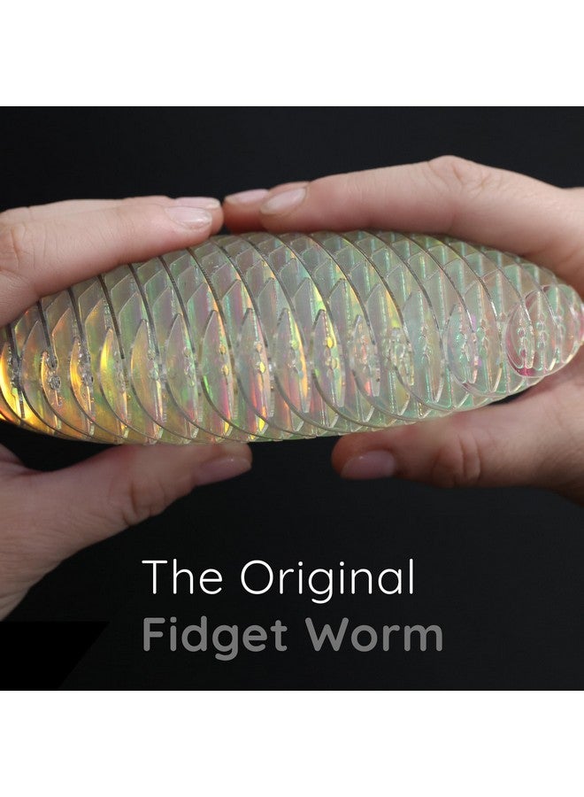 Morf Fidget Worm Toy - Desk Fidgets for Adults - Quiet Worm Fidget Toy Sensory Toys - Fun and Interactive Fidget Toy for Kids - USA Patent Pending Figgy Toys (Unicorn, Big) - Image 4