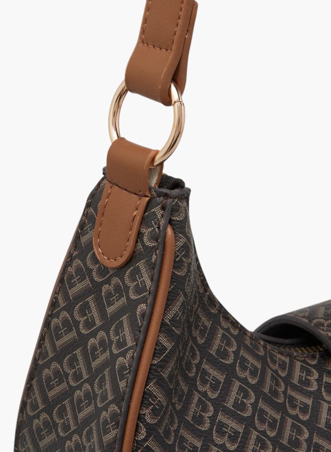 Flora Bella By Shoexpress Women Solid Shoulder Bag with Detachable Strap  - Image 5