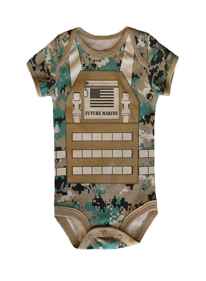 U.S.M.C. Future Marine Flak Jacket Baby Bodysuit (6-9 Months)