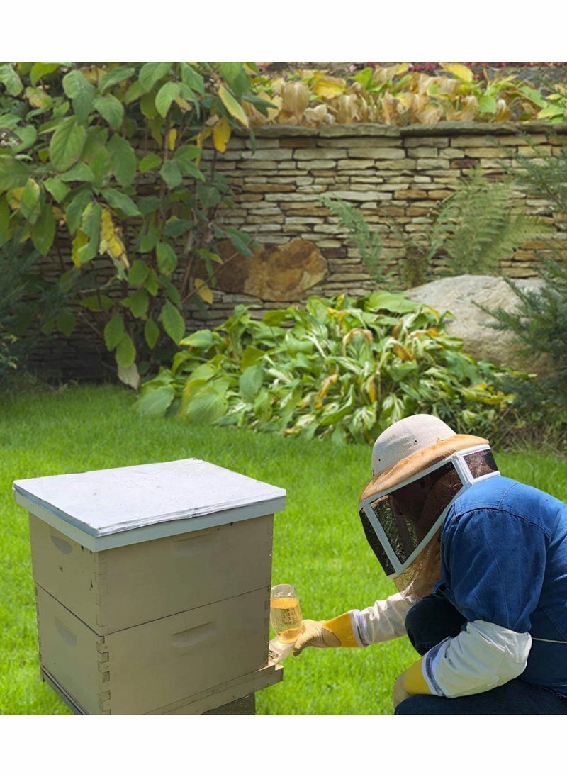 4 Pack Bee Feeders Easy-to-Install Beekeeping Beehive Equipment Perforated Lid Fits Mason and Plastic Jars Water and Sugar Syrup Entry Feeder or Top Dispenser Beekeeping - Image 4