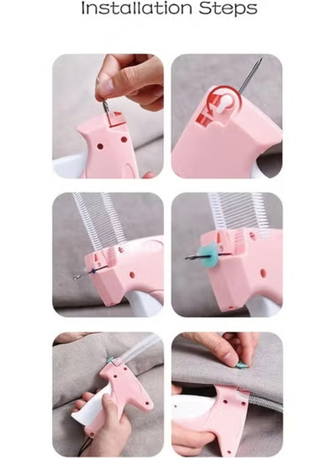 Stitch sewing machine for Clothing,New Quick Clothing Fixer,Mini Quick Repair Garment Sewing Machine, Quilt Fixer，Handheld Sewing Machine Instant Button Garment Connector - Image 4