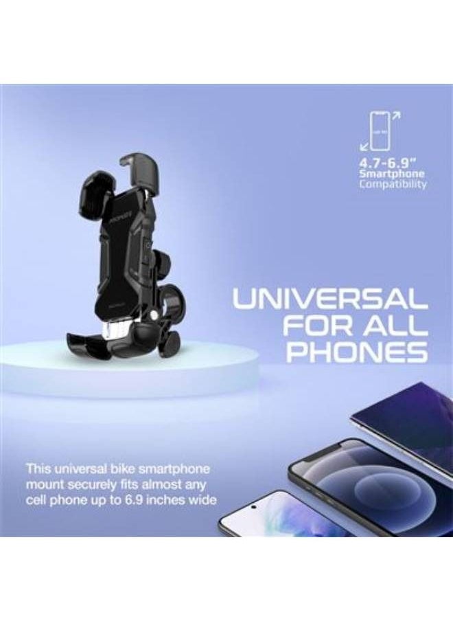 PROMATE Promate Bike Mount Bicycle Holder Clamp for Smartphones 6959144059129  - Image 4