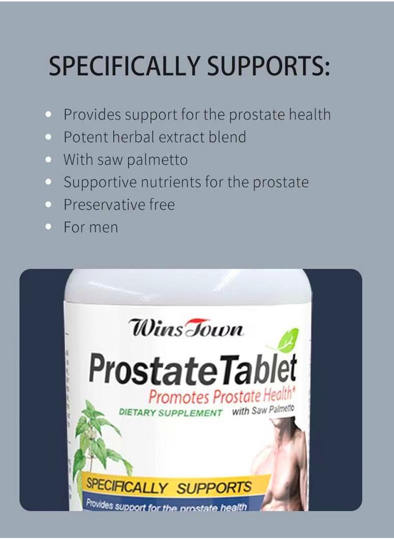 Prostate Supplement for Men  Natural Prostate Support Helps Reduce Frequent Urination  Promote Overall Prostate Health Saw Palmetto  Cranberry Powder  More