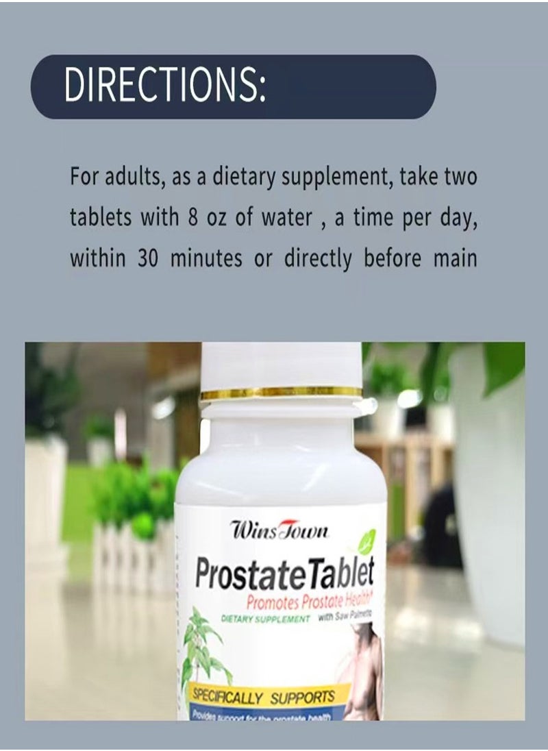 Prostate Supplement for Men  Natural Prostate Support Helps Reduce Frequent Urination  Promote Overall Prostate Health Saw Palmetto  Cranberry Powder  More