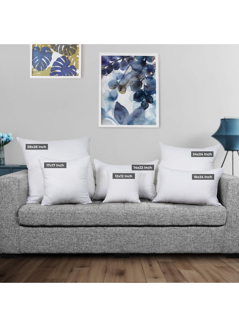Utopia Bedding Utopia Bedding Throw Pillows Insert (Pack of 2  White) - 24 x 24 Inches Bed and Couch Pillows - Indoor Decorative Pillows  - Image 2