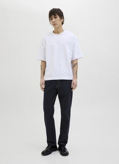 JACK & JONES Jjichris Jjclassic Am 550 Rinse Wash Stright Fit Jeans  - Image 4