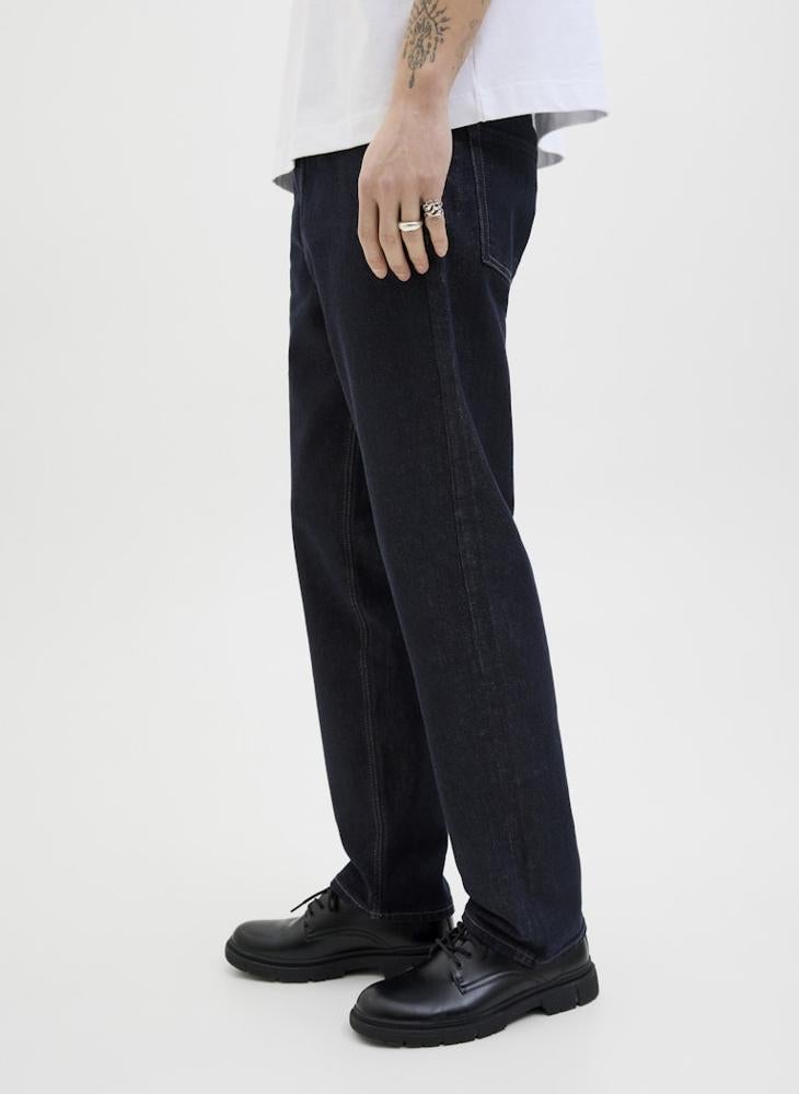 JACK & JONES Jjichris Jjclassic Am 550 Rinse Wash Stright Fit Jeans  - Image 3