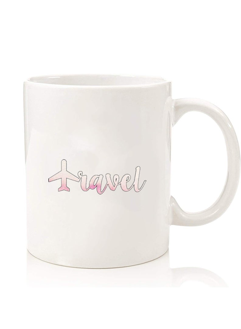 Theodor Premium Quality Two Sided Printed Coffee Mug Tea Cup For Home Office, Kids Men Women Travel - Image 1