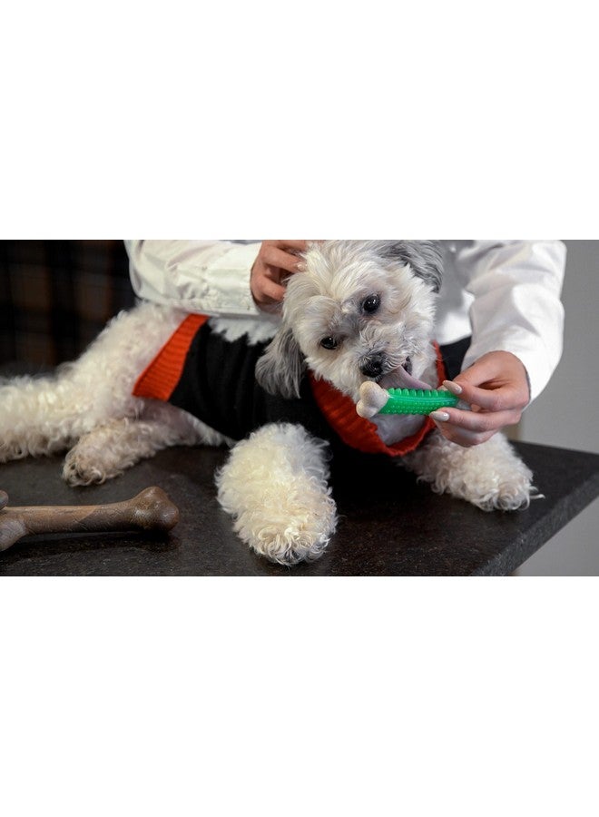 Hero Bonetics Femur & Dental Bones - Dog and Puppy Bones for Aggresive Chewers - Designed for Small Dogs Up to 25 lbs - Chicken, Mint and Beef Flavored (Pack of 3) - Image 2