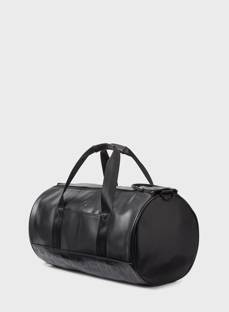 FRED PERRY Embossed Duffel Bag