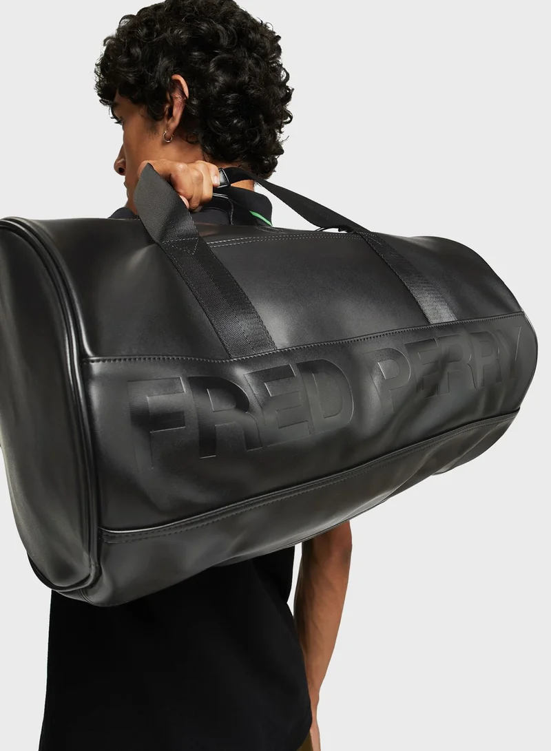 FRED PERRY Embossed Duffel Bag