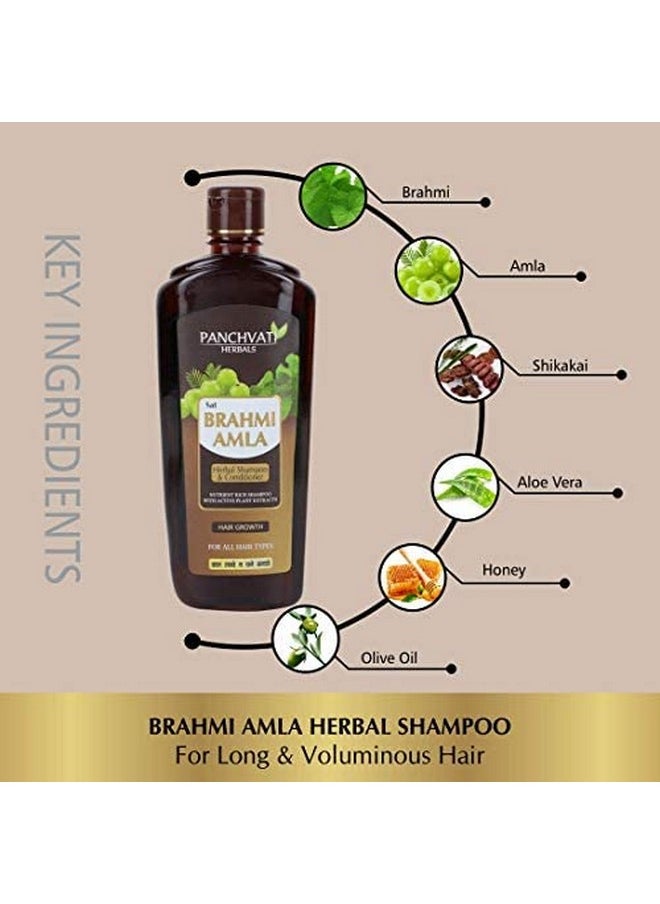Panchvati Hair Protection (Hair Oil 100 Ml + Brahmi Amla Shampoo 450 Ml) Combo Pack 550 Ml, Reduce Hair Fall  - Image 4