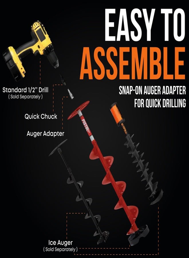 ديب فريز نظام توصيل مثقاب التجميد العميق EZ - K-Drill - قم بتوصيل مثقابك اللاسلكي بمثقاب الثلج بسهولة - Image 4