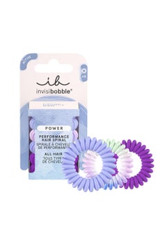 invisibobble invisibobble Power Traceless Spiral Hair Ties  6 Pack  Strong Elastic Grip Coil Hair Accessories for Active Women  Non Soaking  Gentle for Girls Teens and Thick Hair Gym Jelly 