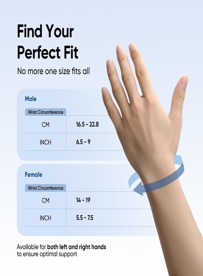 فريدو دعامة معصم من فريدو أورثوتيكس مع دعامة للإبهام | حزام قابل للتعديل وقماش يسمح بالتهوية | رباط لتخفيف آلام المعصم في حالات الالتواءات والتهاب المفاصل ومتلازمة النفق الرسغي | لليد اليمنى للرجال (6.5-9 بوصات) - Image 5