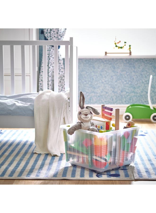 erorex Storage Crate With Castors, White, 39X39 Cm - Image 2