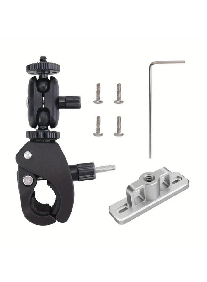 Black Bike Clip Mount Holder for DJI Mini 3 4 Pro Air 3 Compatible with DJI RC 2 - Image 1