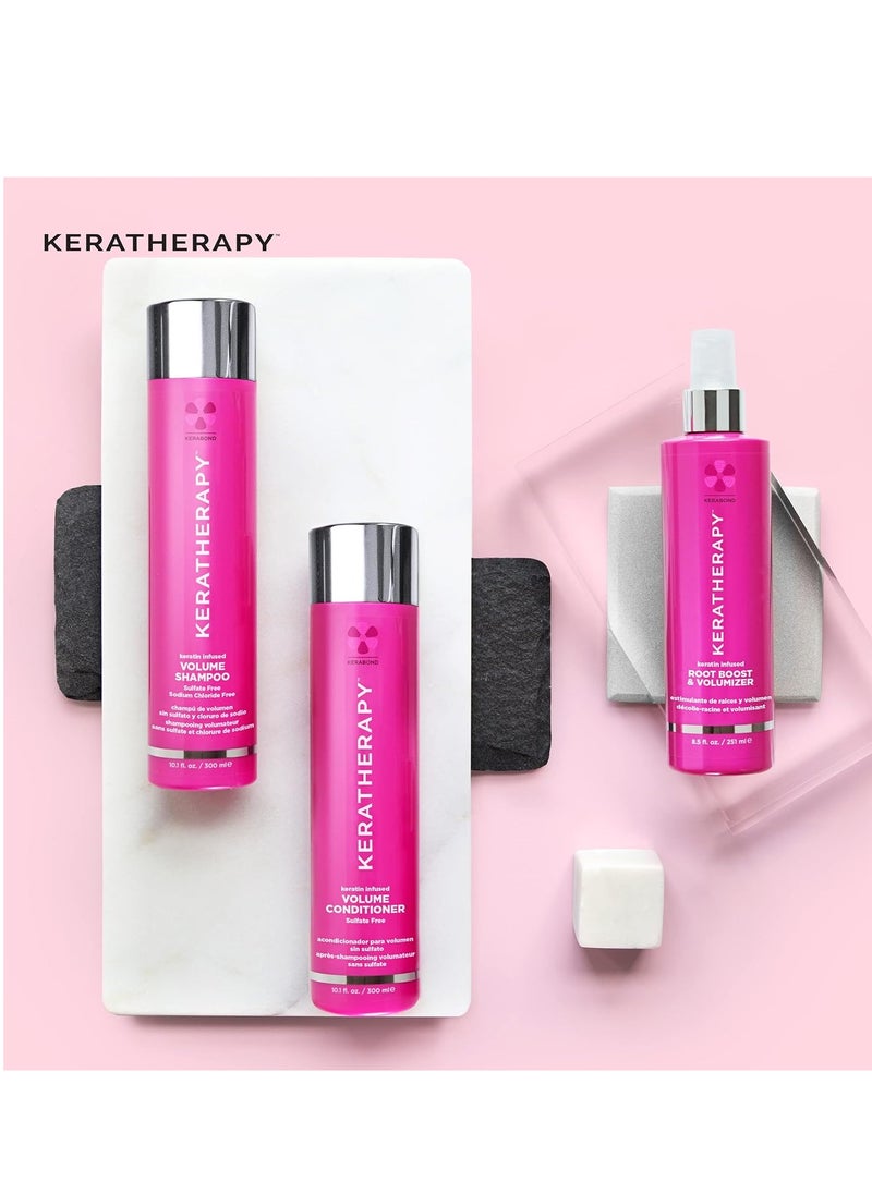 KERATHERAPY Keratherapy Keratin Infused Volume Root Boost and Volumizer Spray, 8.5 fl. oz., 251 ml - Root Booster for Hair Volume with Kerabond Technology, Hemp Seed Oil, Sea Kelp, & Hydrolyzed Silk  - Image 3