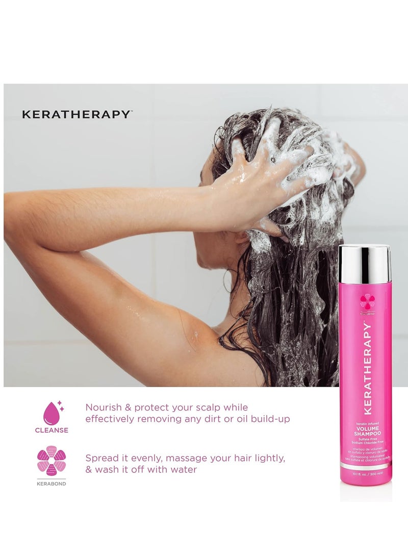 KERATHERAPY Keratherapy Keratin Infused Volume Root Boost and Volumizer Spray, 8.5 fl. oz., 251 ml - Root Booster for Hair Volume with Kerabond Technology, Hemp Seed Oil, Sea Kelp, & Hydrolyzed Silk  - Image 4