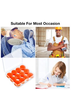 Excefore 18 Pairs Ear Plugs for Sleeping Soft Reusable Moldable Silicone Earplugs Noise Cancelling Earplugs Sound Blocking Ear Plugs with Case for Swimming  - Image 5