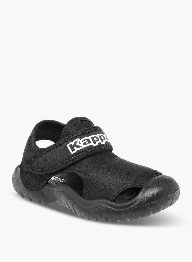 كابا صنادل أولاد بطبعة شعار وإغلاق بشريط لاصق - Image 1