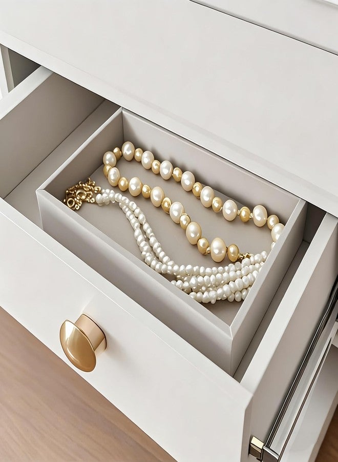 SCIKHEFT Stackable Jewelry Organizers and Storage with Velvet Jewelry Trays, Earring Organizer and Jewelry Drawer Organizer Inserts for Drawers - Image 2