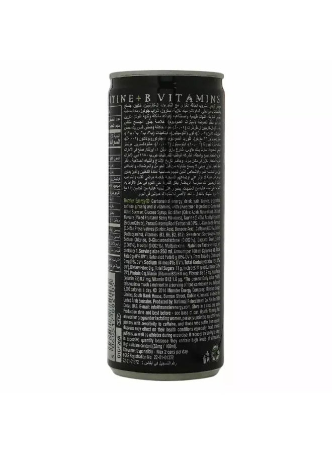 Monster Energy Drink, Carbonated Energy Drink Can- 250ml - Image 3