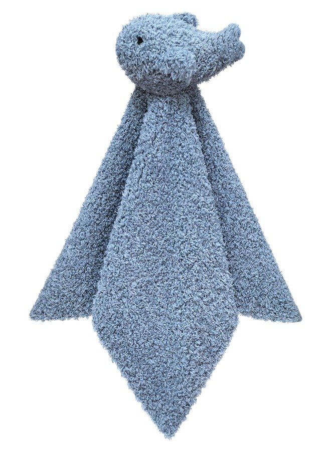 Doindute Baby Dark Blue Whale Soft Stuffed Animal Security Blanket, Plush Whale Character Lovey Blanket, Baby Shower/Nursery Gift, Newborn Infant Toddler Snuggle Blankie for Boys Girls, 14 Inches - Image 1