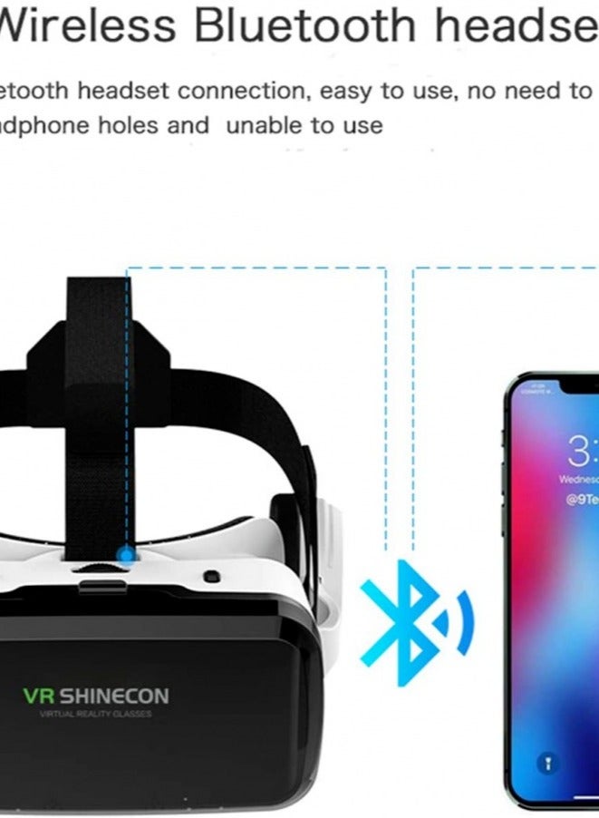 VR SHINECON Bluetooth Virtual Rreality Glasses the perfect accessory for immersive entertainment - Image 1