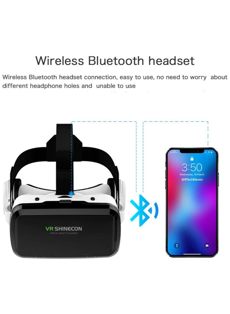 VR SHINECON Bluetooth Virtual Rreality Glasses the perfect accessory for immersive entertainment - Image 2