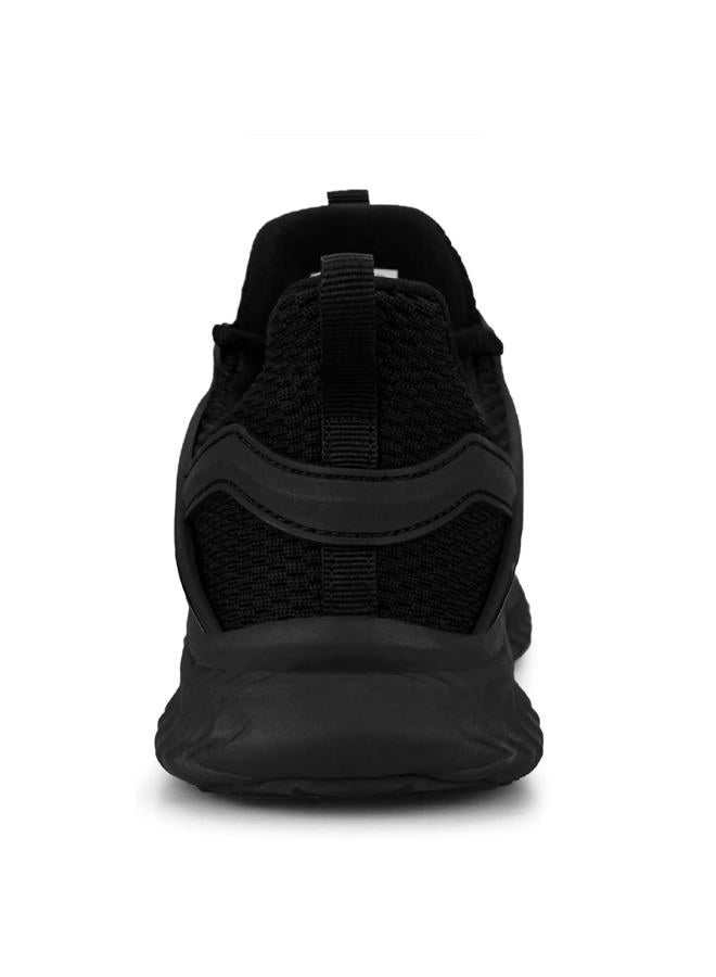 Abboos Womens Slip On Sneakers Women Walking Tennis Shoes Lightweight Casual Sneakers for Gym Travel Work A Black 8, 39 EU - Image 5